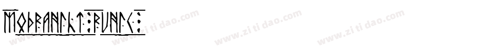 Modraniht Runic字体转换